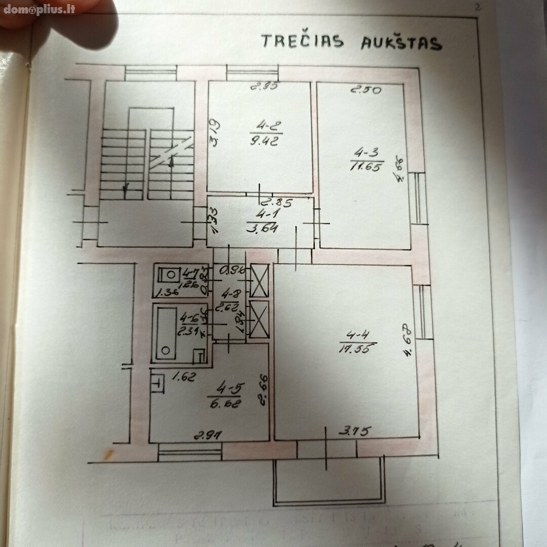 3 rooms apartment for sell Klaipėdoje, Žvejybos uostas, Naikupės g.