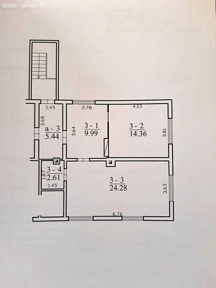 2 rooms apartment for sell Radviliškio rajono sav., Pociūnėliuose, Valmančių g.