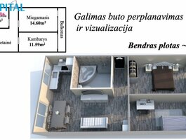 3 rooms apartment for sell Klaipėdoje, Senamiestyje, Pilies g.