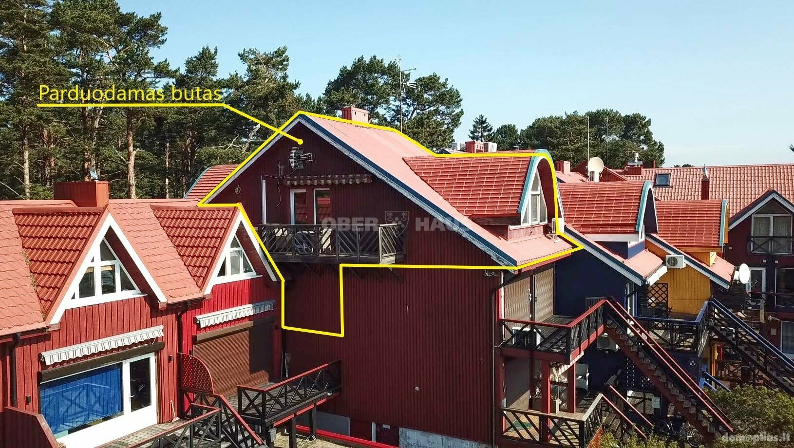 Parduodamas 3 kambarių butas Neringa, Neringoje, Purvynės g.