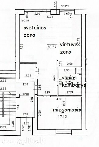 Продается 3 комнатная квартира Vilniuje, Verkiuose, Verkių g.