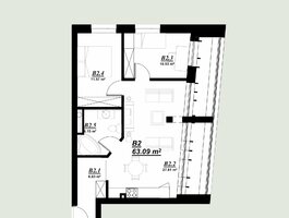 3 rooms apartment for sell Vilniuje, Rasos, Stepono Batoro g.