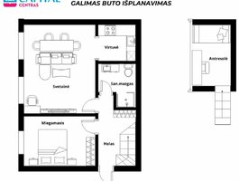 2 rooms apartment for sell Vilniuje, Žvėryne, Latvių g.