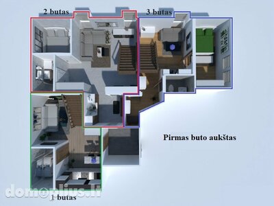4 rooms apartment for sell Kaune, Senamiestyje, Šv. Gertrūdos g.