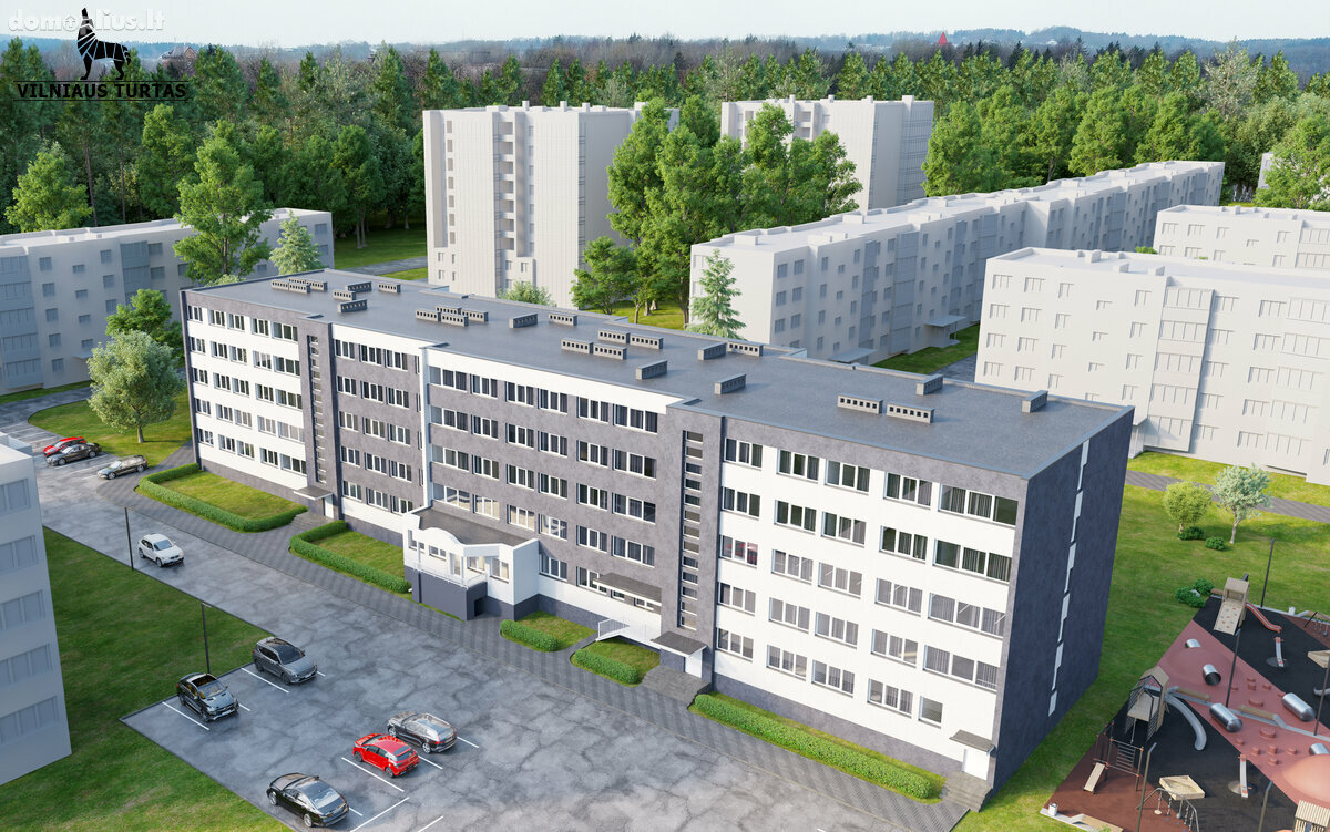 Продается 2 комнатная квартира Vilniuje, Naujoji Vilnia, Genių g.