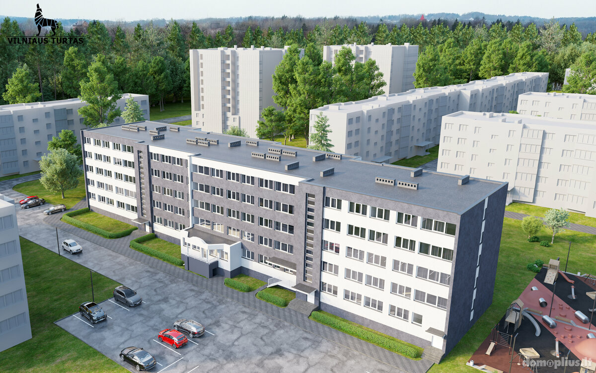 2 rooms apartment for sell Vilniuje, Naujoji Vilnia, Genių g.