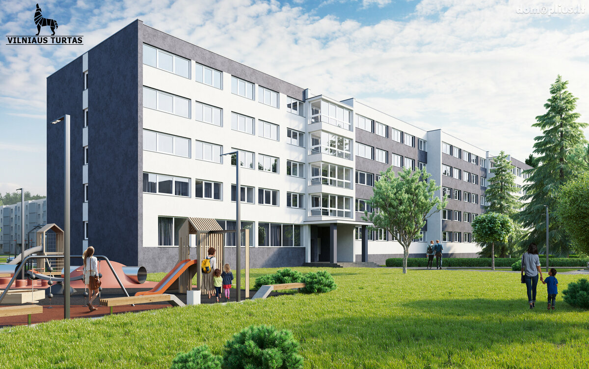 3 rooms apartment for sell Vilniuje, Naujoji Vilnia, Genių g.