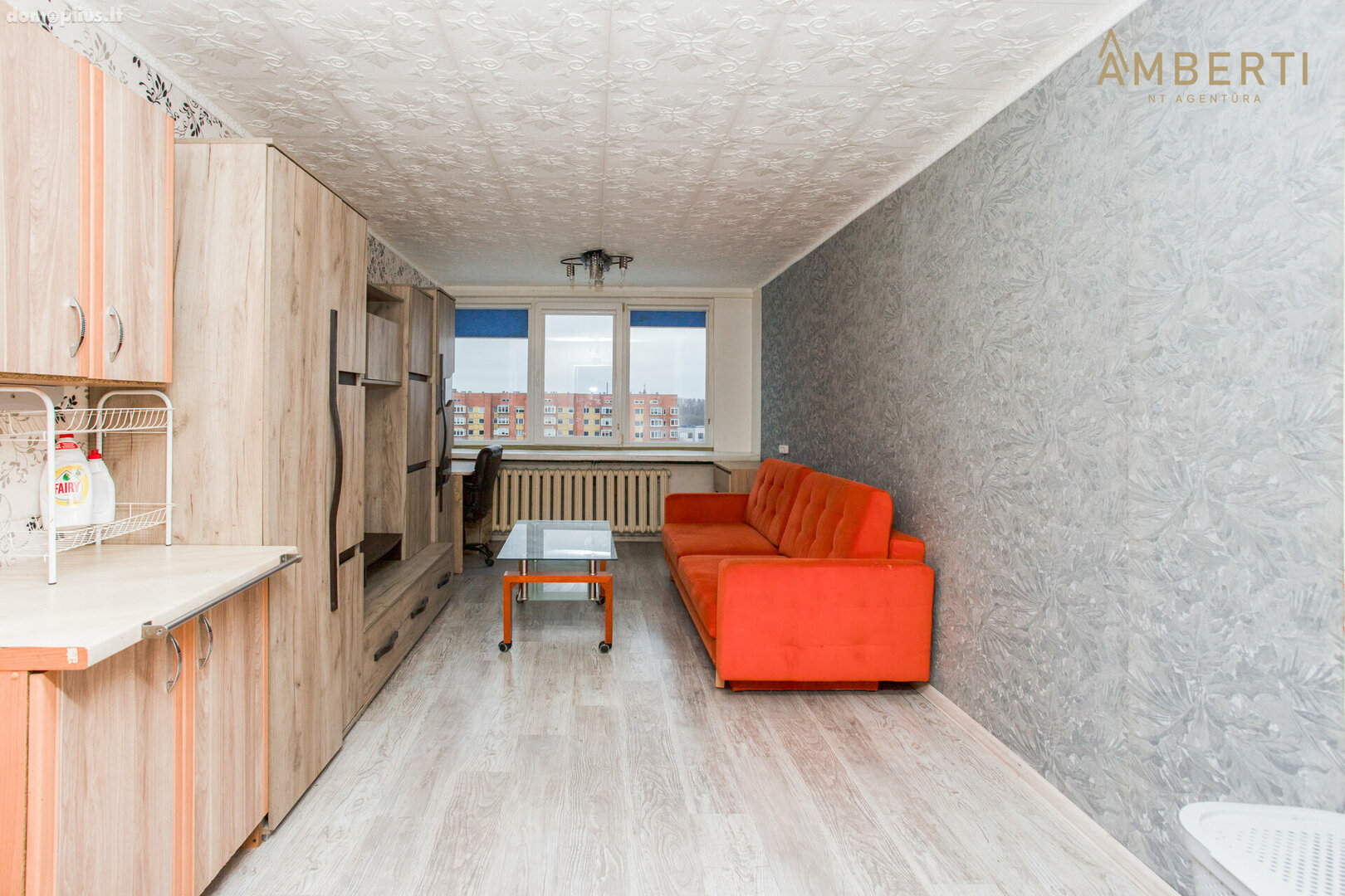1 room apartment for sell Šiauliuose, Lieporiuose, Tilžės g.