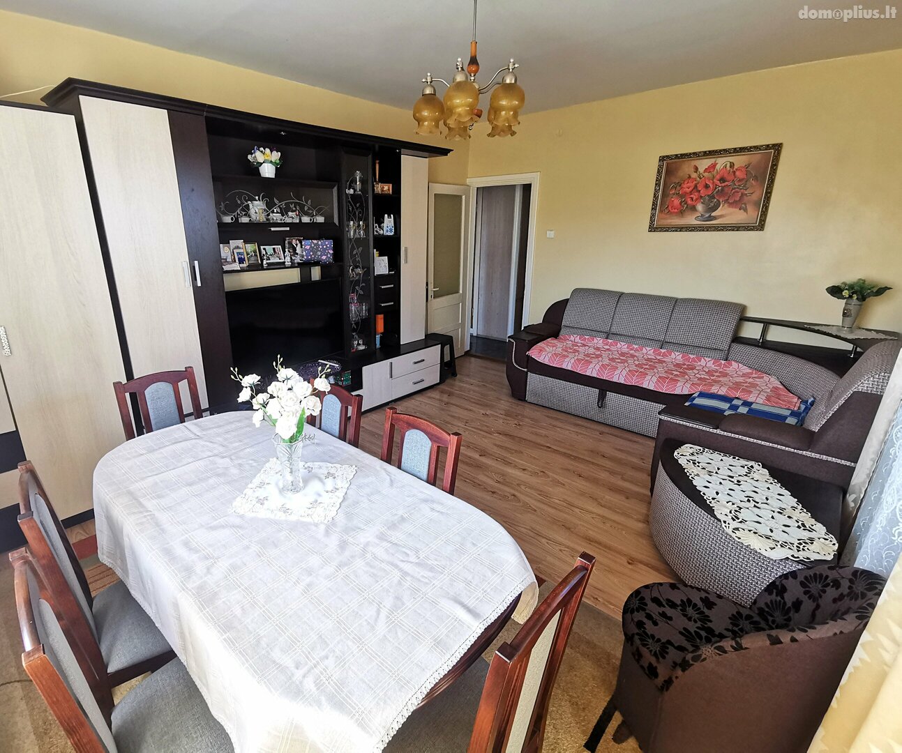 3 rooms apartment for sell Kėdainių rajono sav., Krakėse, J. Basanavičiaus g.