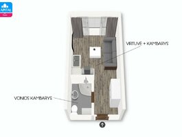 1 room apartment for rent Vilniuje, Pašilaičiuose, Budiniškių g.