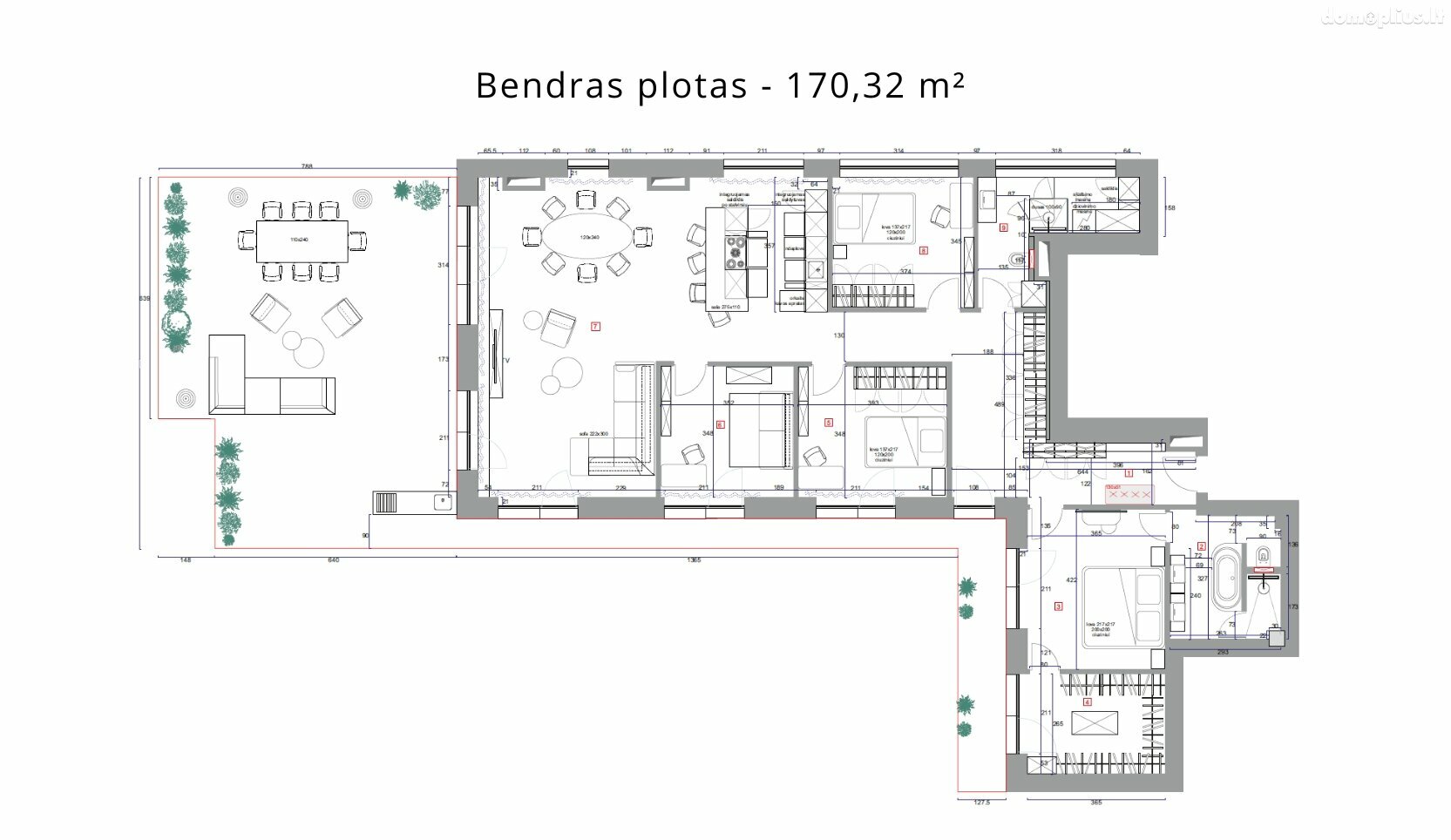 Parduodamas 5 kambarių butas Vilniuje, Senamiestyje, Algirdo g.