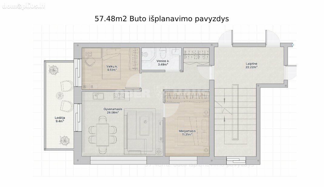 Продается 3 комнатная квартира Vilniuje, Santariškėse