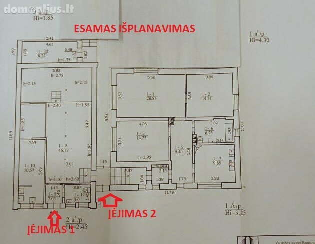 Parduodamas 3 kambarių butas Kaune, Aukštieji Šančiai, Pravieniškių g.