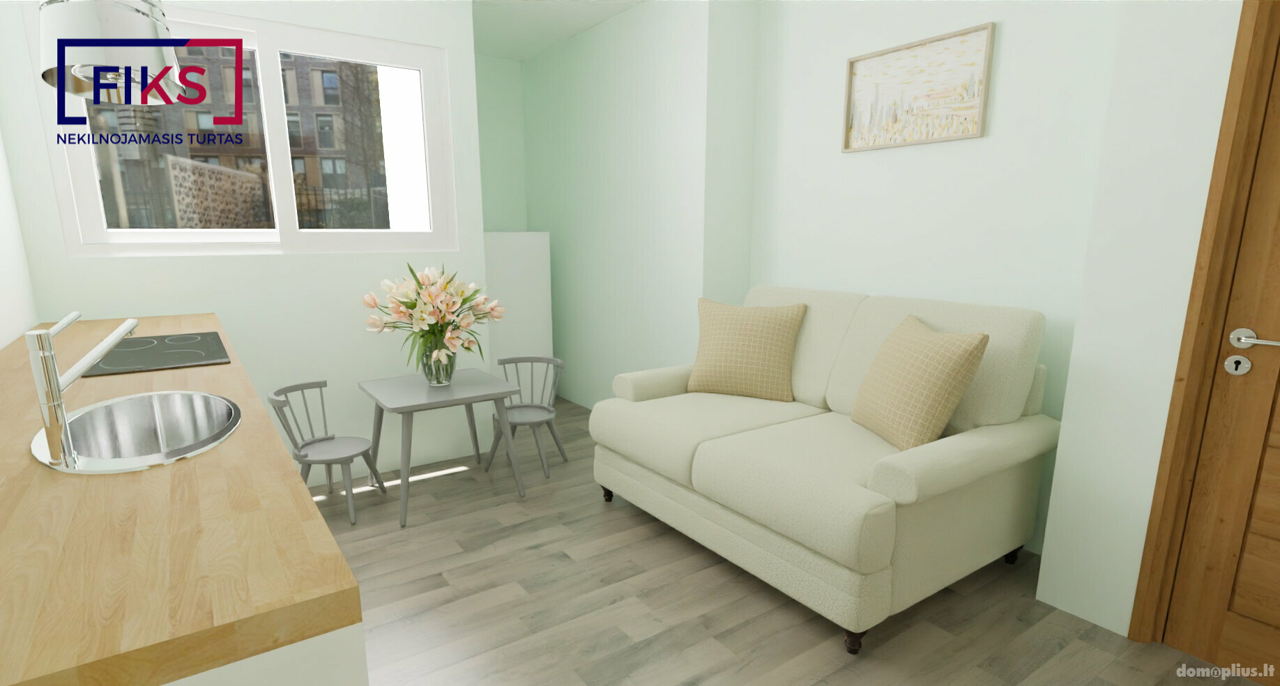 1 room apartment for sell Kaune, Centre, Parodos g.