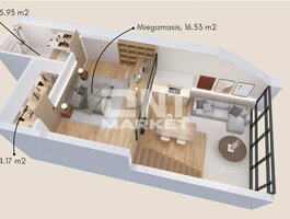 Parduodamas 3 kambarių butas Klaipėdoje, Sportininkuose, Sportininkų g.