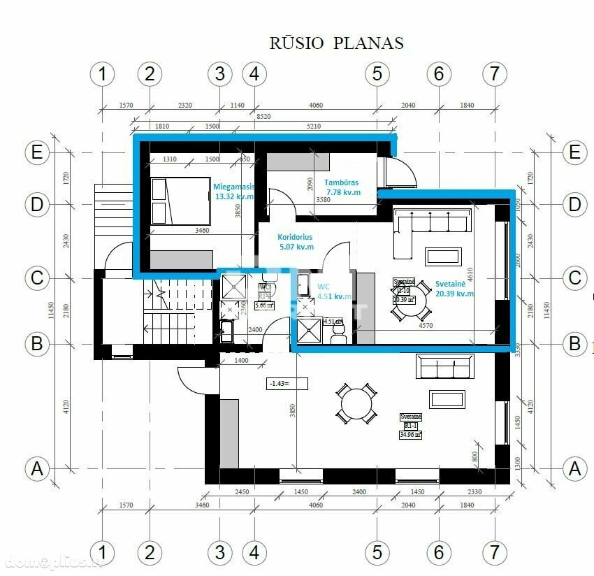Продается 2 комнатная квартира Klaipėdoje, Melnragėje, Kopų g.
