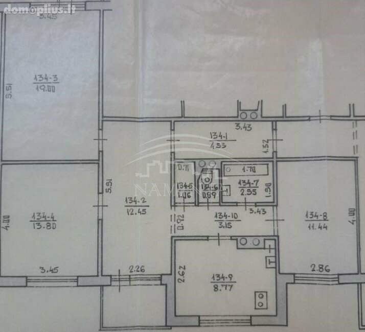 3 rooms apartment for sell Klaipėdoje, Bandužiuose, Vaidaugų g.