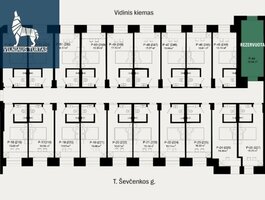 Продается 1 комнатная квартира Vilniuje, Naujamiestyje, T. Ševčenkos g.