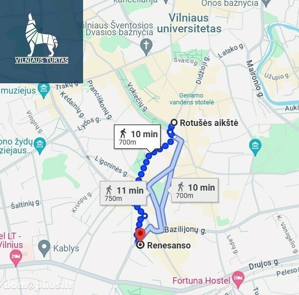 Продается 1 комнатная квартира Vilniuje, Senamiestyje, Sodų g.