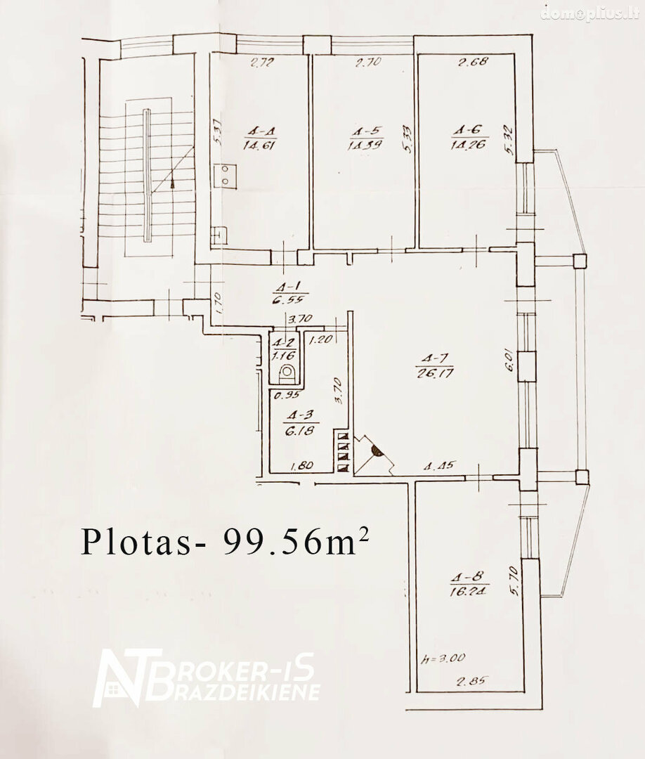 Продается 4 комнатная квартира Šiauliuose, Gubernijoje, Purienų g.