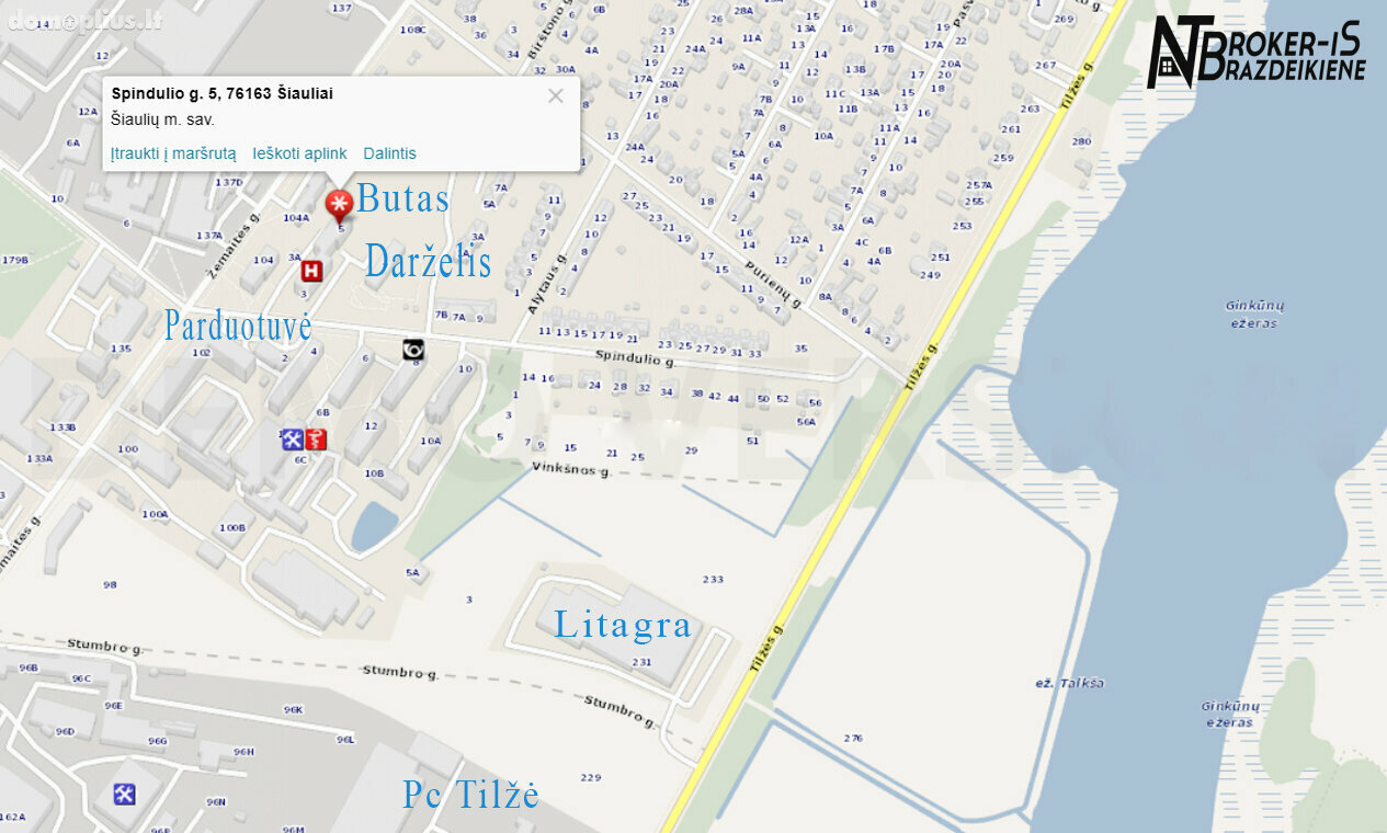Продается 2 комнатная квартира Šiauliuose, Gubernijoje, Spindulio g.