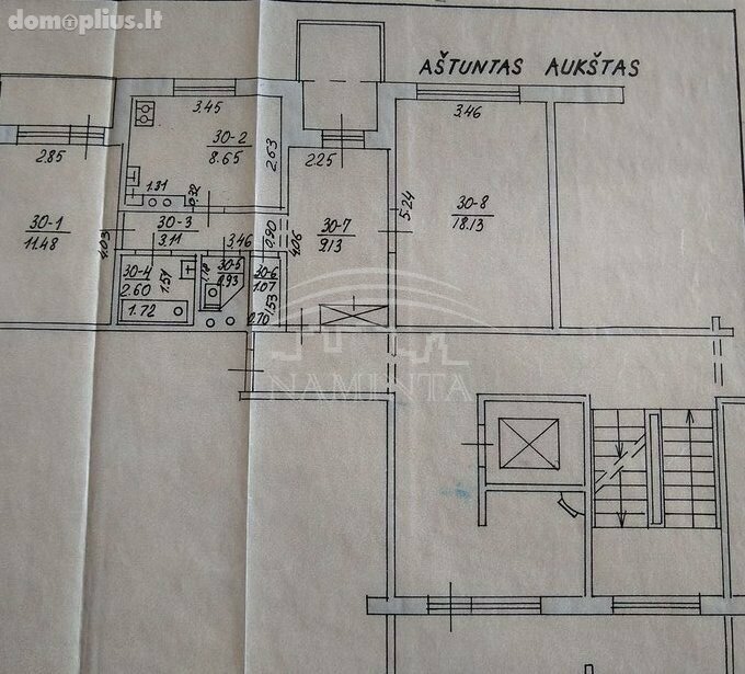2 rooms apartment for sell Klaipėdoje, Bandužiuose, Lūžų g.