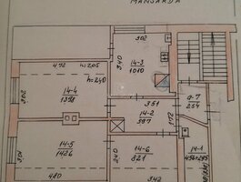 3 rooms apartment for sell Klaipėdoje, Centre, Baltikalnio g.