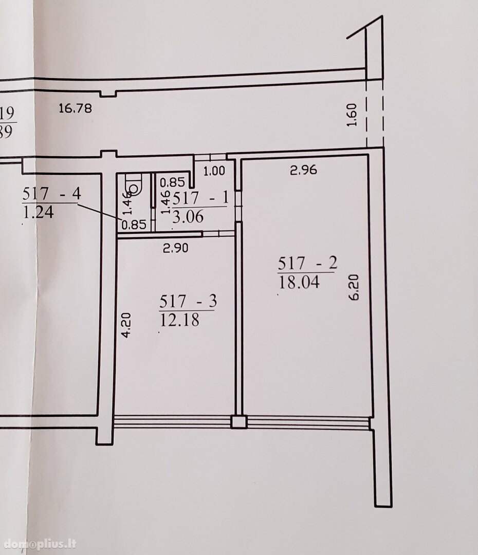 2 rooms apartment for sell Švenčionių rajono sav., Augustave, Pašaminės g.