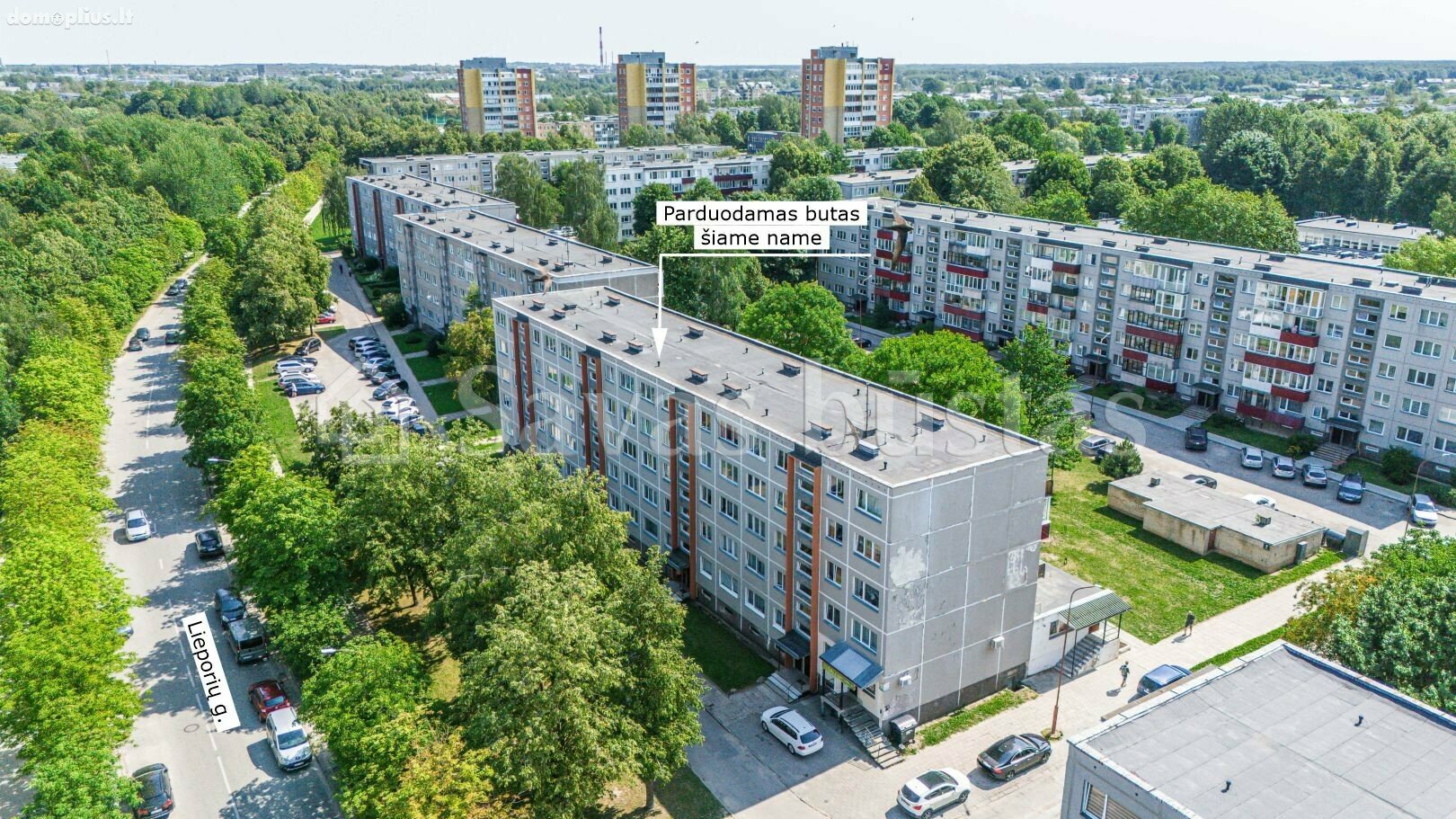 Parduodamas 2 kambarių butas Šiauliuose, Lieporiuose, Lieporių g.