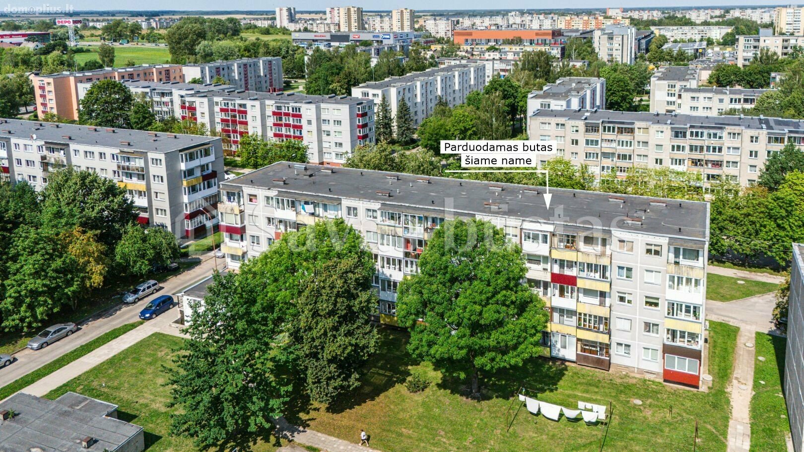 Parduodamas 2 kambarių butas Šiauliuose, Lieporiuose, Lieporių g.