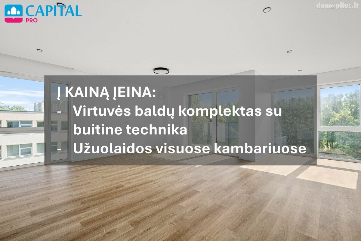 Parduodamas 3 kambarių butas Vilniuje, Šeškinėje, Laisvės pr.