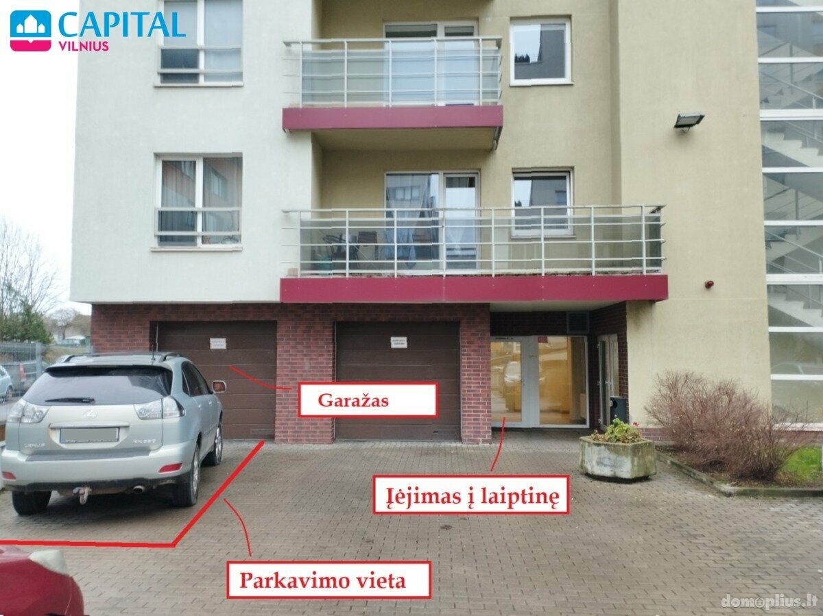 Parduodamas 3 kambarių butas Vilniuje, Pašilaičiuose, Perkūnkiemio g.