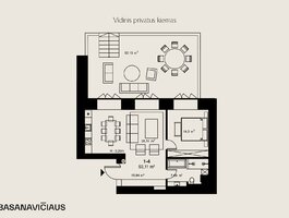 Parduodamas 2 kambarių butas Vilniuje, Naujamiestyje, J. Basanavičiaus g.
