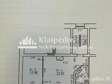 Продается 2 комнатная квартира Klaipėdoje, Centre, J. Zauerveino g.