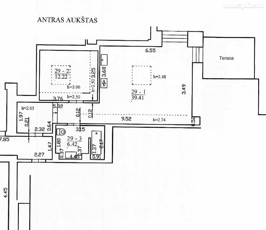 Parduodamas 2 kambarių butas Druskininkų sav., Druskininkuose, Vilniaus al.