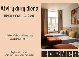 Parduodamas 1 kambario butas Vilniuje, Naujamiestyje, T. Ševčenkos g.