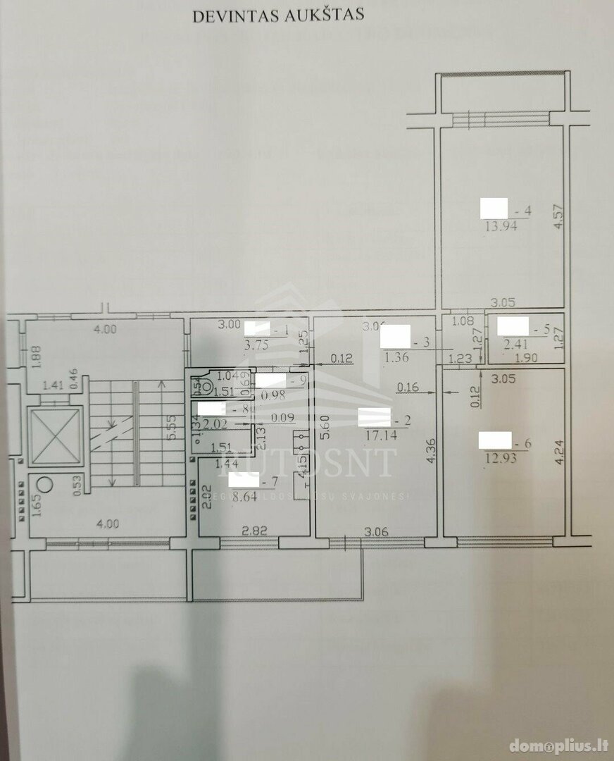 3 rooms apartment for sell Klaipėdoje, Naujakiemyje, Naujakiemio g.