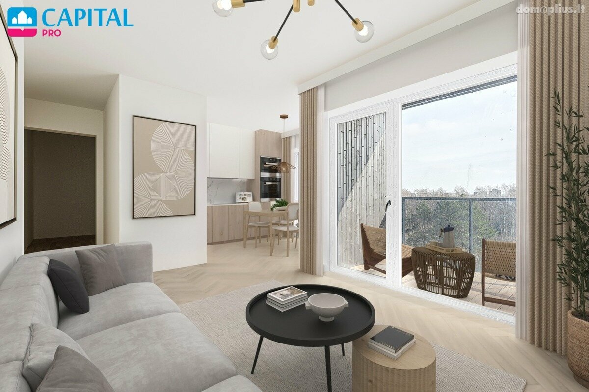 3 rooms apartment for sell Vilniuje, Šeškinėje, Laisvės pr.