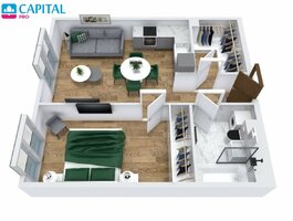 2 rooms apartment for sell Vilniuje, Šnipiškėse, Kalvarijų g.