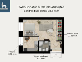 Продается 1 комнатная квартира Vilniuje, Senamiestyje, Šaltinių g.