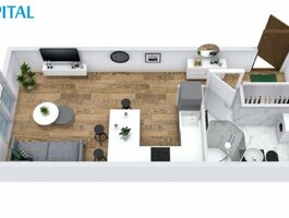 1 room apartment for sell Vilniuje, Šnipiškėse, Kalvarijų g.