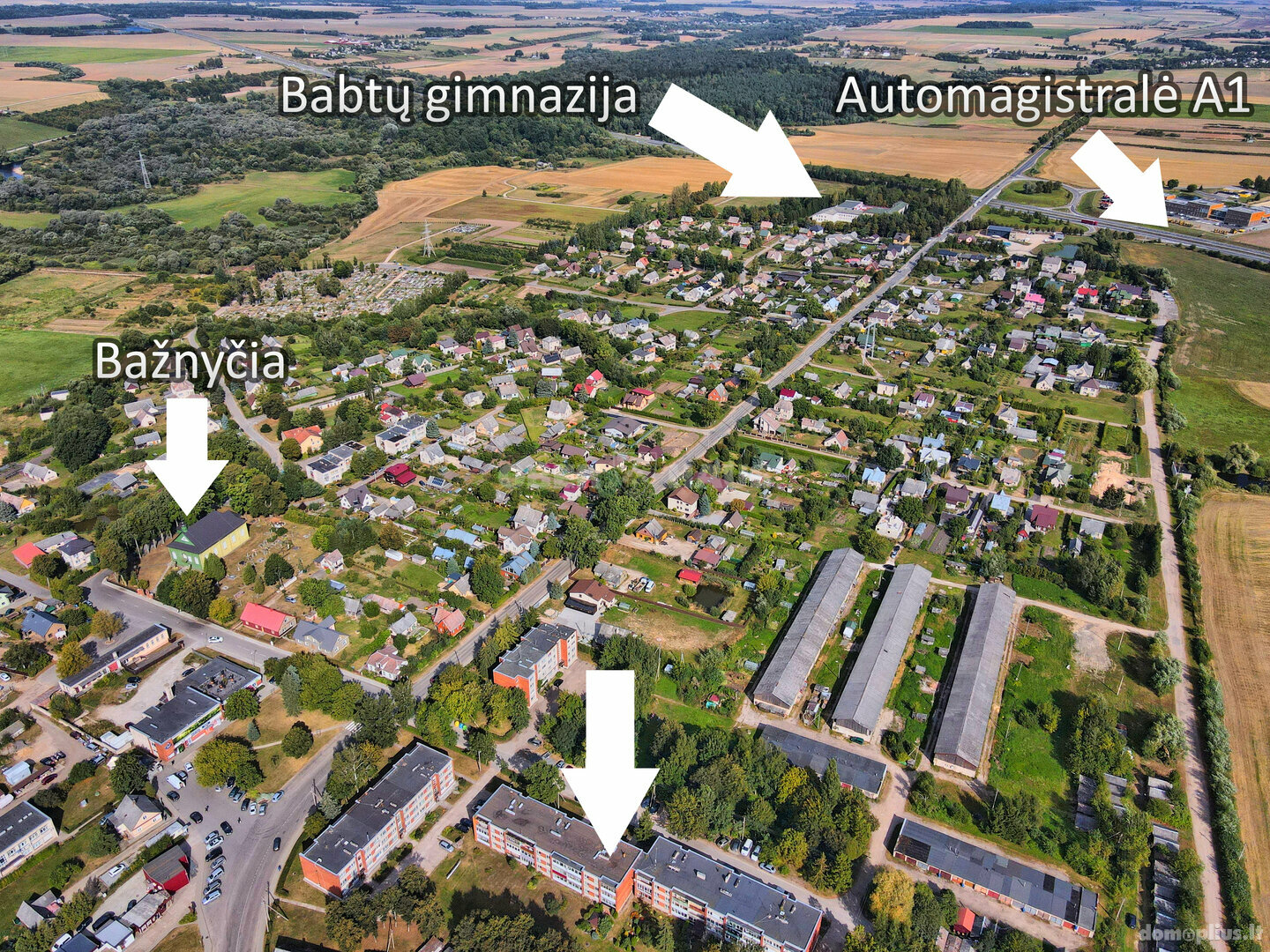 Продается 3 комнатная квартира Kauno rajono sav., Babtuose