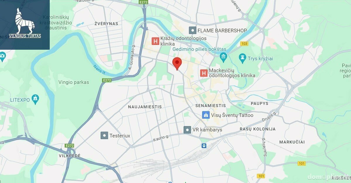 Продается 4 комнатная квартира Vilniuje, Senamiestyje, Pamėnkalnio g.