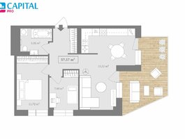 3 rooms apartment for sell Vilniuje, Šeškinėje, Laisvės pr.