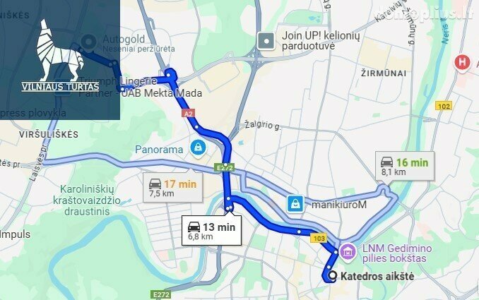 Продается 1 комнатная квартира Vilniuje, Šeškinėje, Laisvės pr.