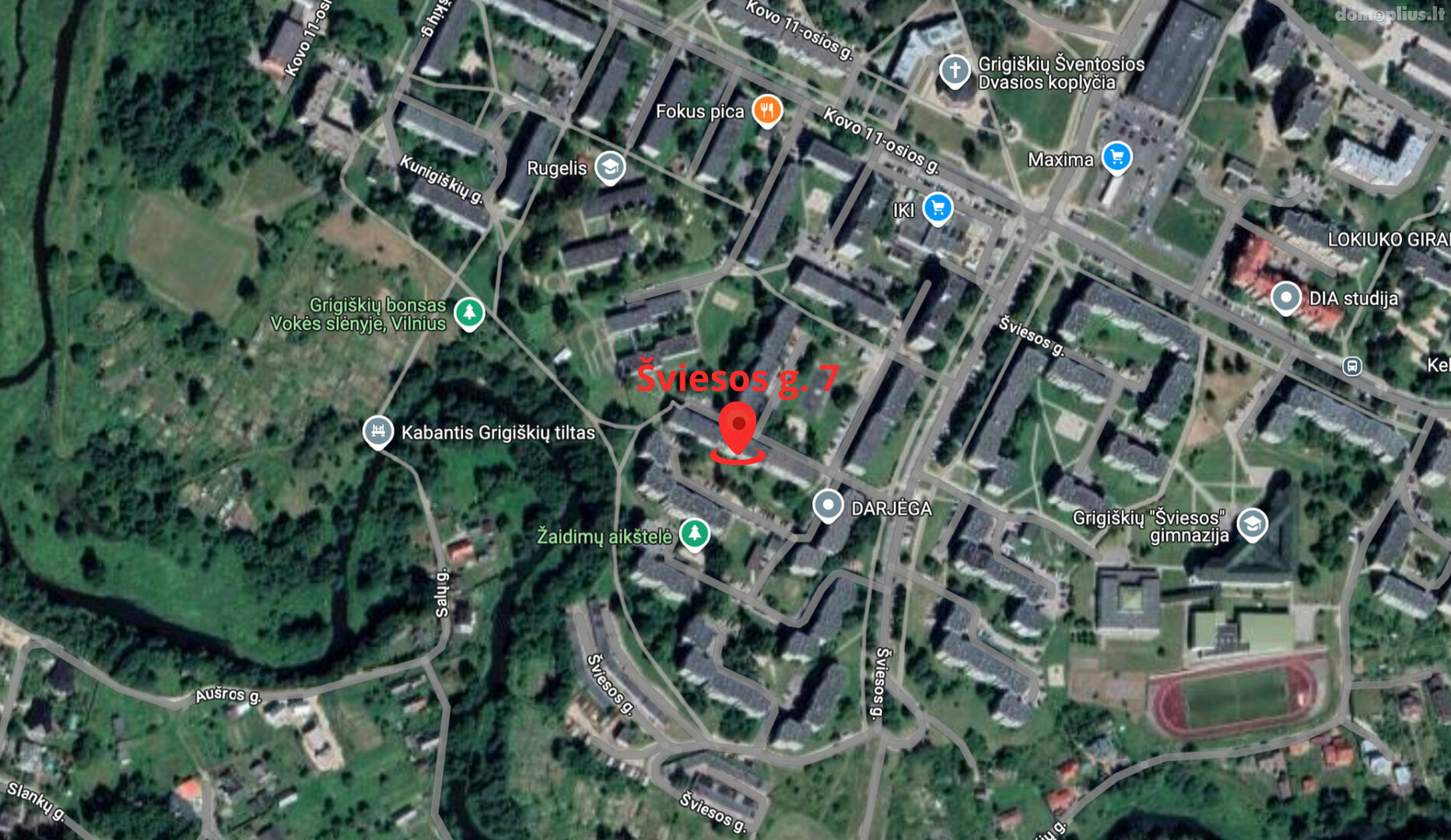 Продается 4 комнатная квартира Vilniuje, Grigiškėse, Šviesos g.