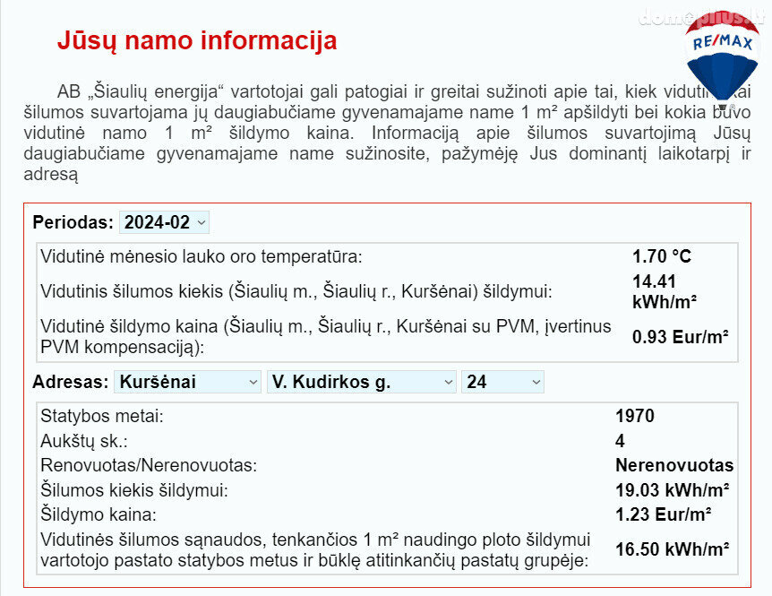 Parduodamas 2 kambarių butas Šiaulių rajono sav., Kuršėnuose, V. Kudirkos g.