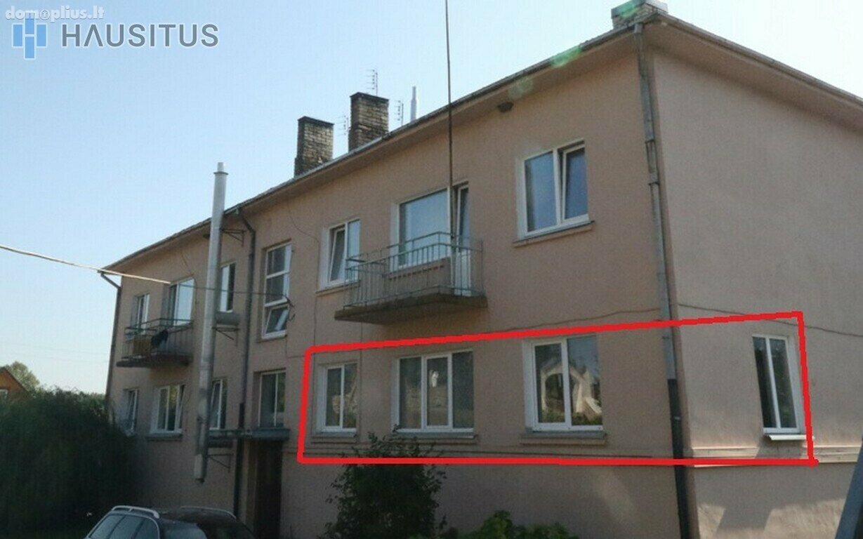 Parduodamas 2 kambarių butas Anykščių rajono sav., Kavarske, J. Tumo-Vaižganto g.