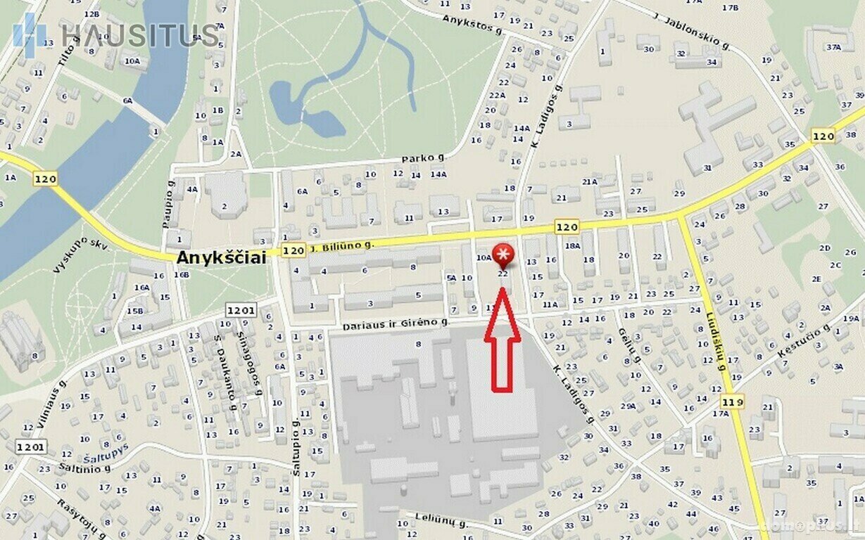 Parduodamas 3 kambarių butas Anykščių rajono sav., Anykščiuose