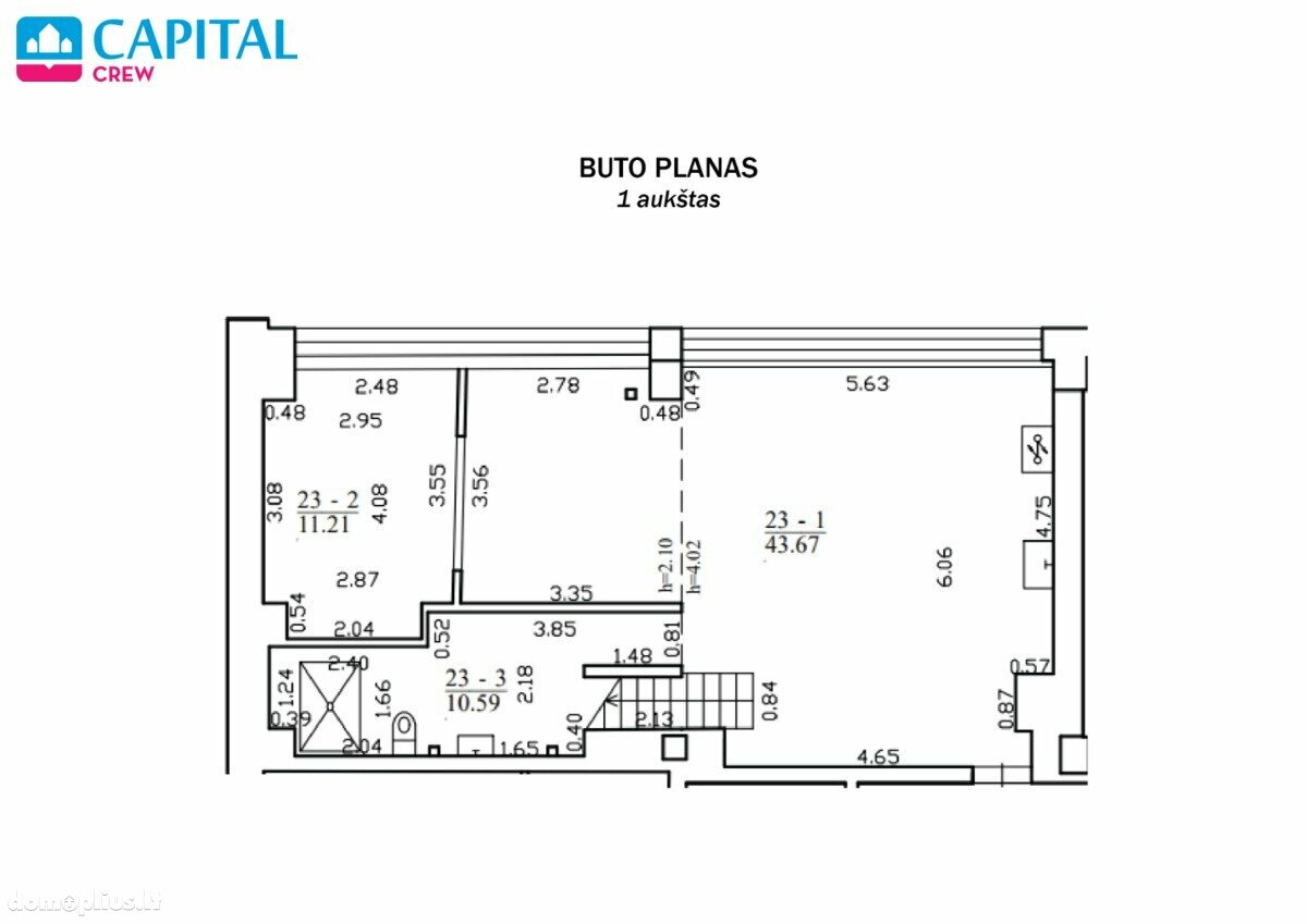 Parduodamas 4 kambarių butas Vilniuje, Žirmūnuose, Kareivių g.
